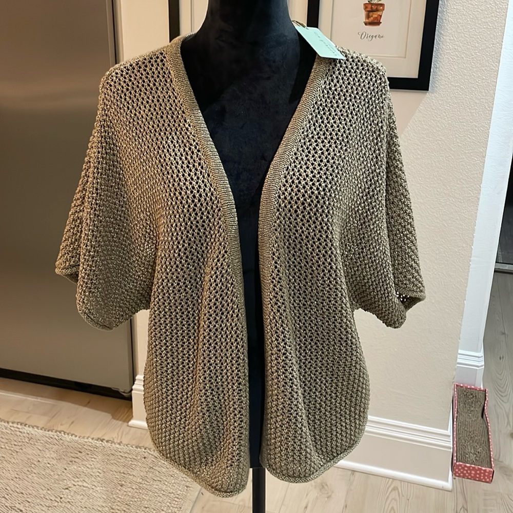 Current Air Short Sleeve Cardigan